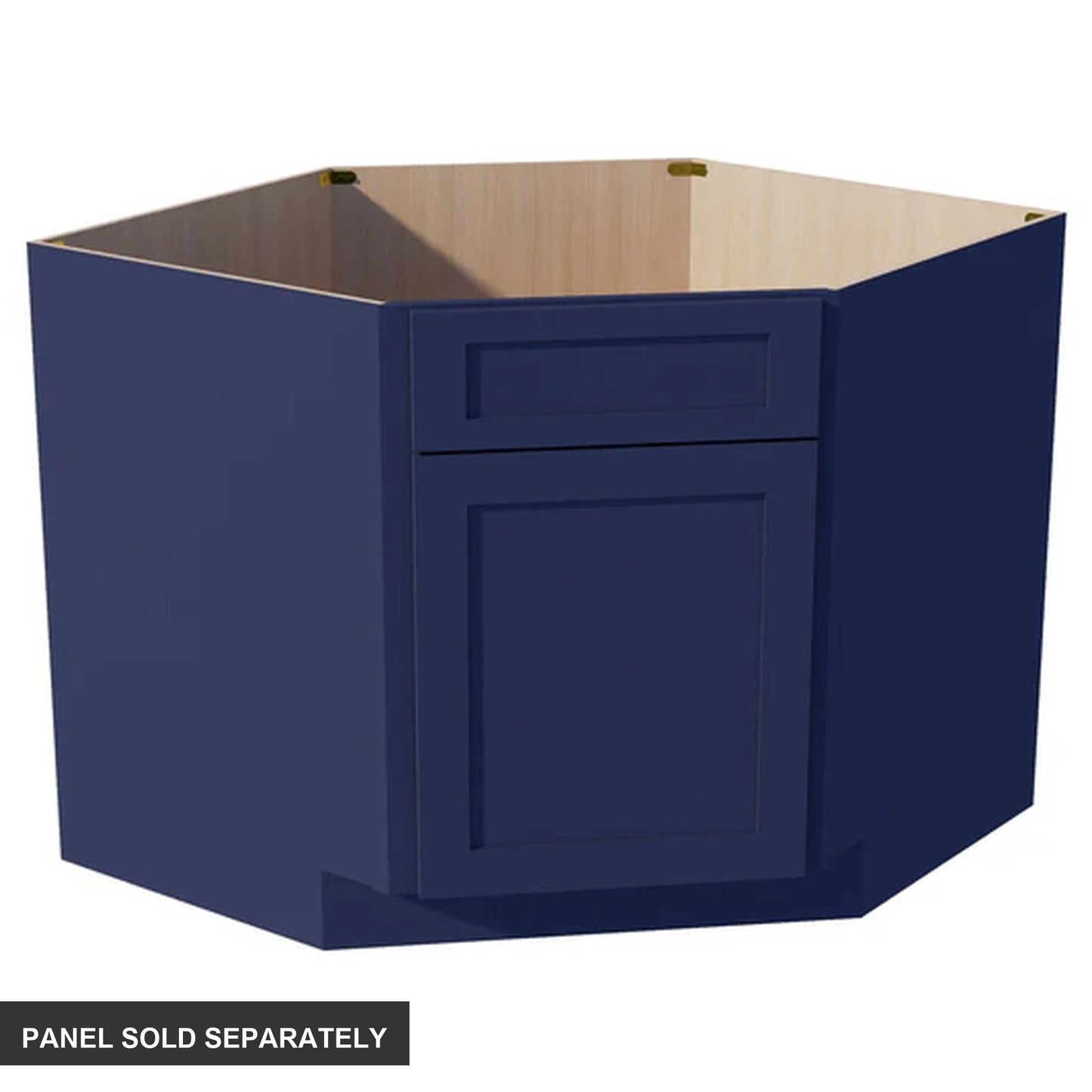 Shaker Corner Base Cabinet 42" (DSB42) · Ardelle - Blue - Product