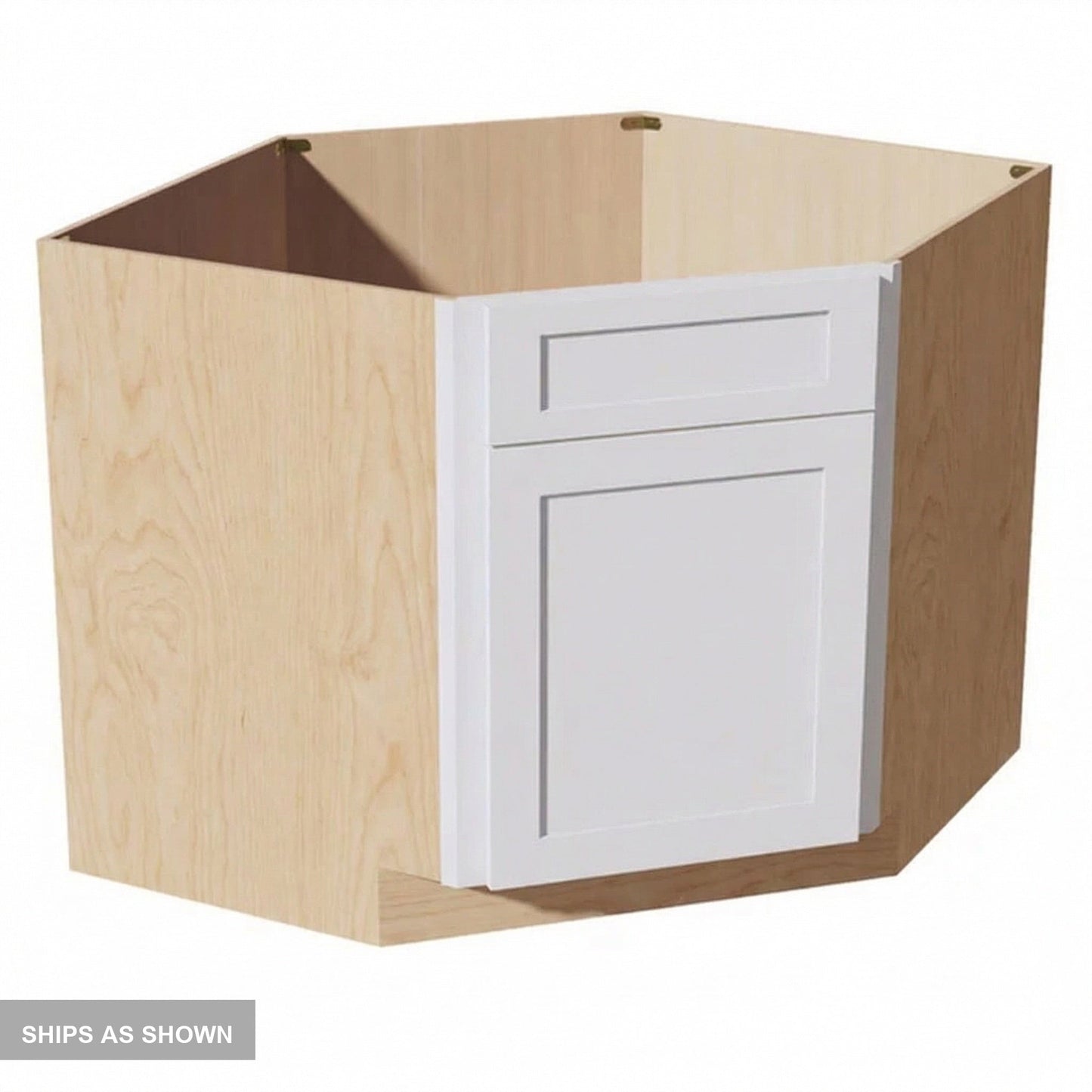 Quik Cabinets DSB42 Ardelle White - Flatpack