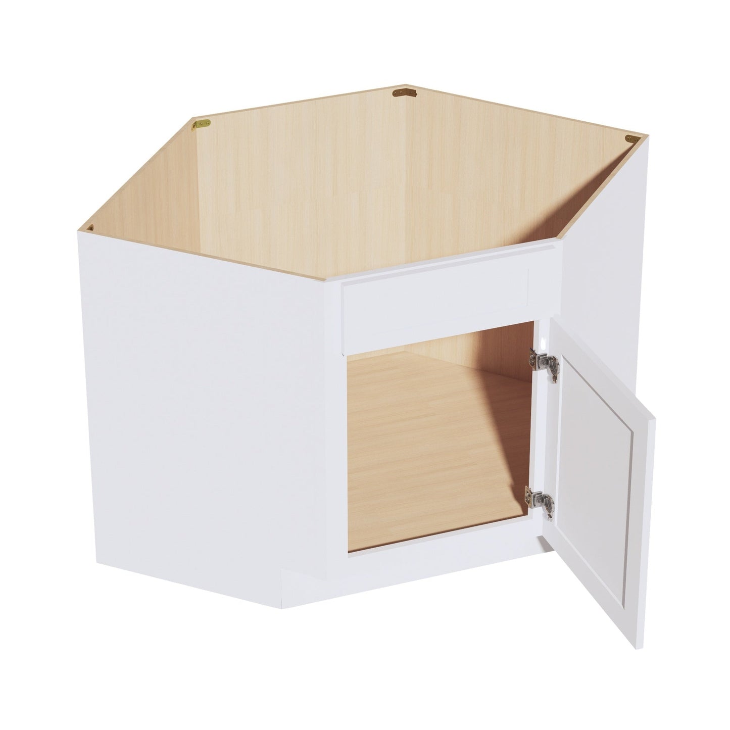 Quik Cabinets DSB42 Ardelle White - Interior