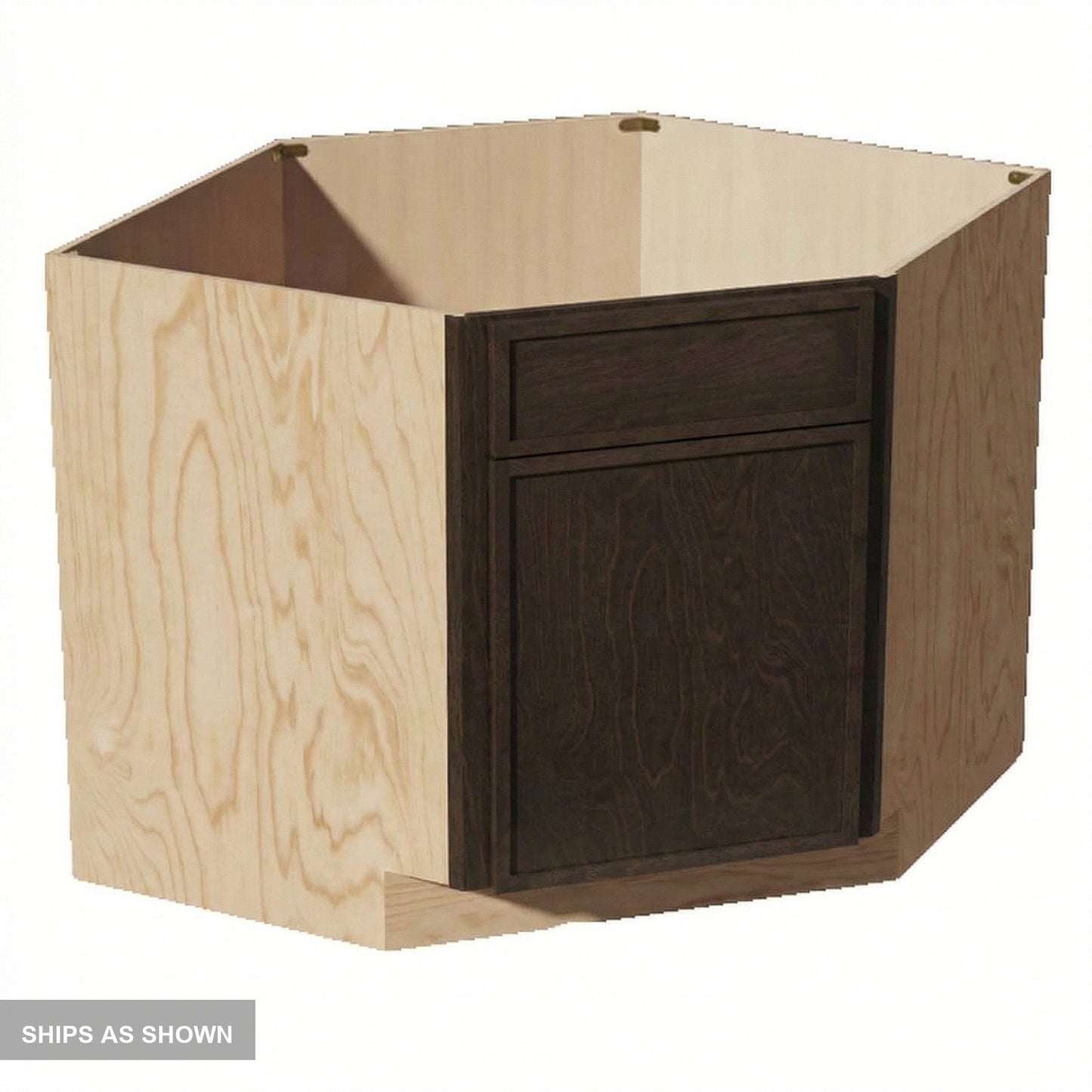 Quik Cabinets DSB42 Slim Mocha - Flatpack