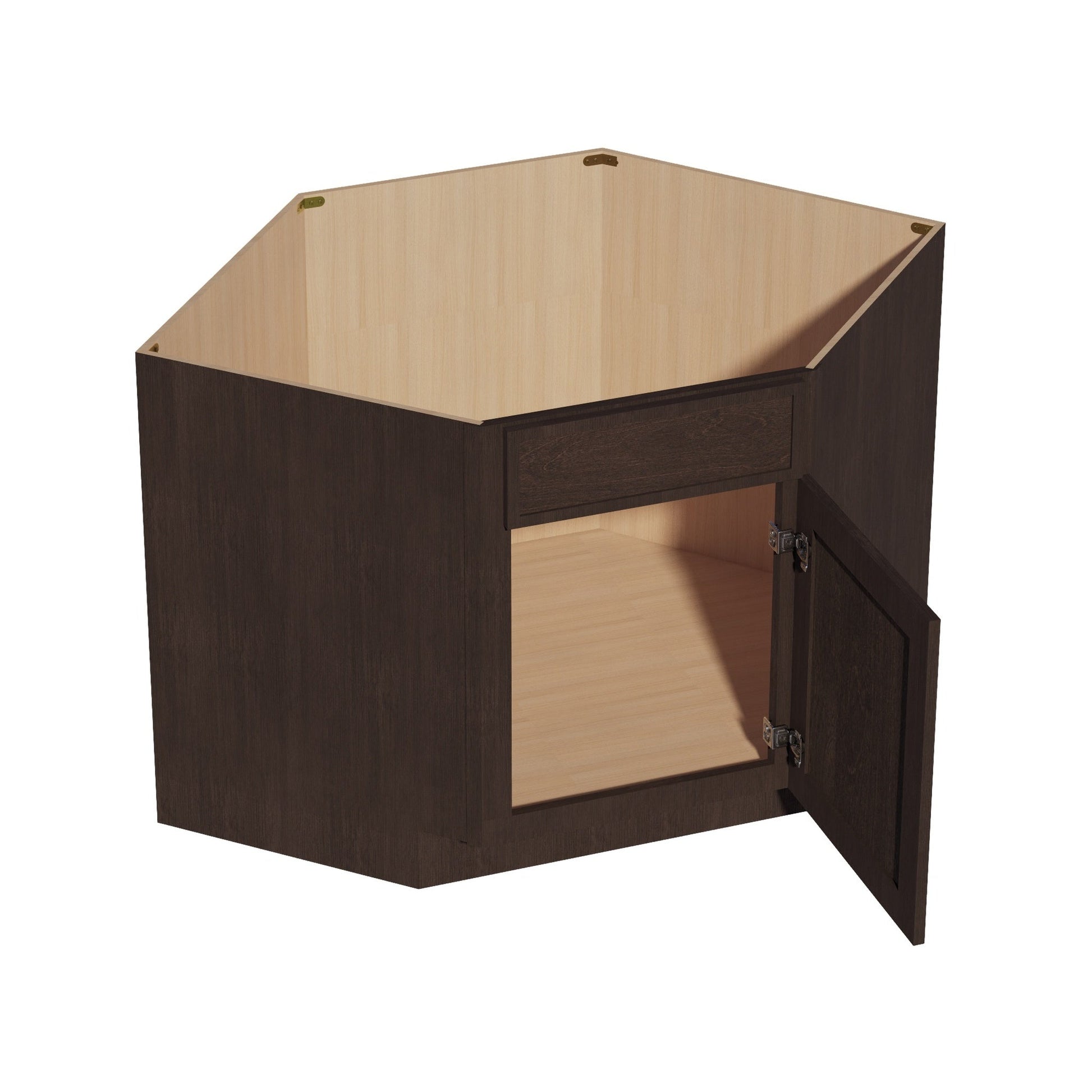 Slim Shaker Corner Base Cabinet 42" (DSB42) · Slim