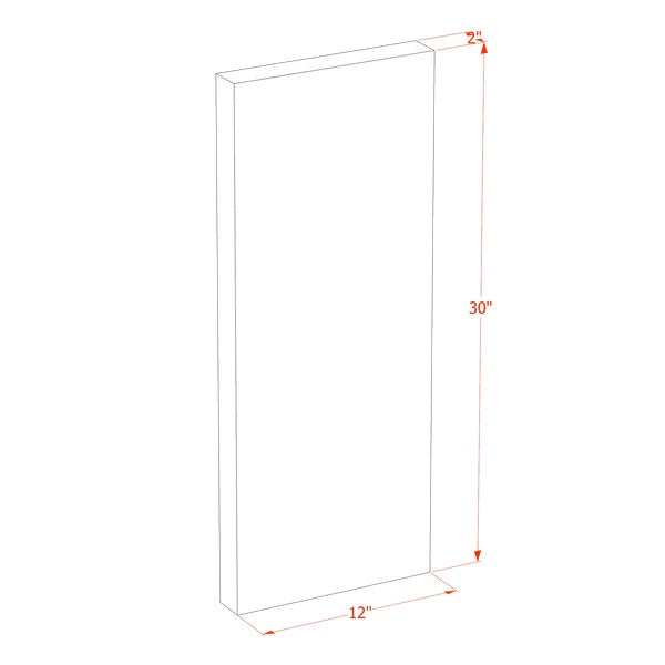 Quik Cabinets FLS30 Slim Mocha - Dimensions