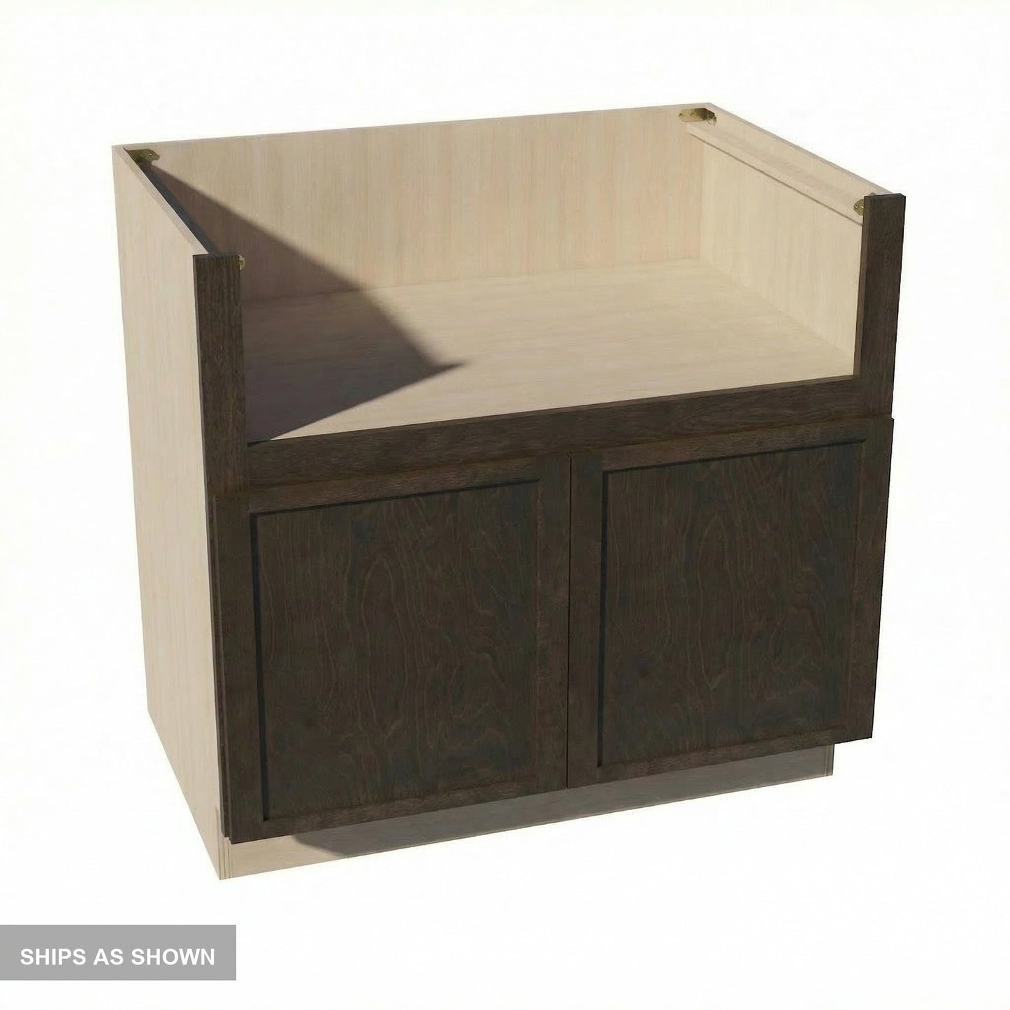 Quik Cabinets FS36 Slim Mocha - Flatpack