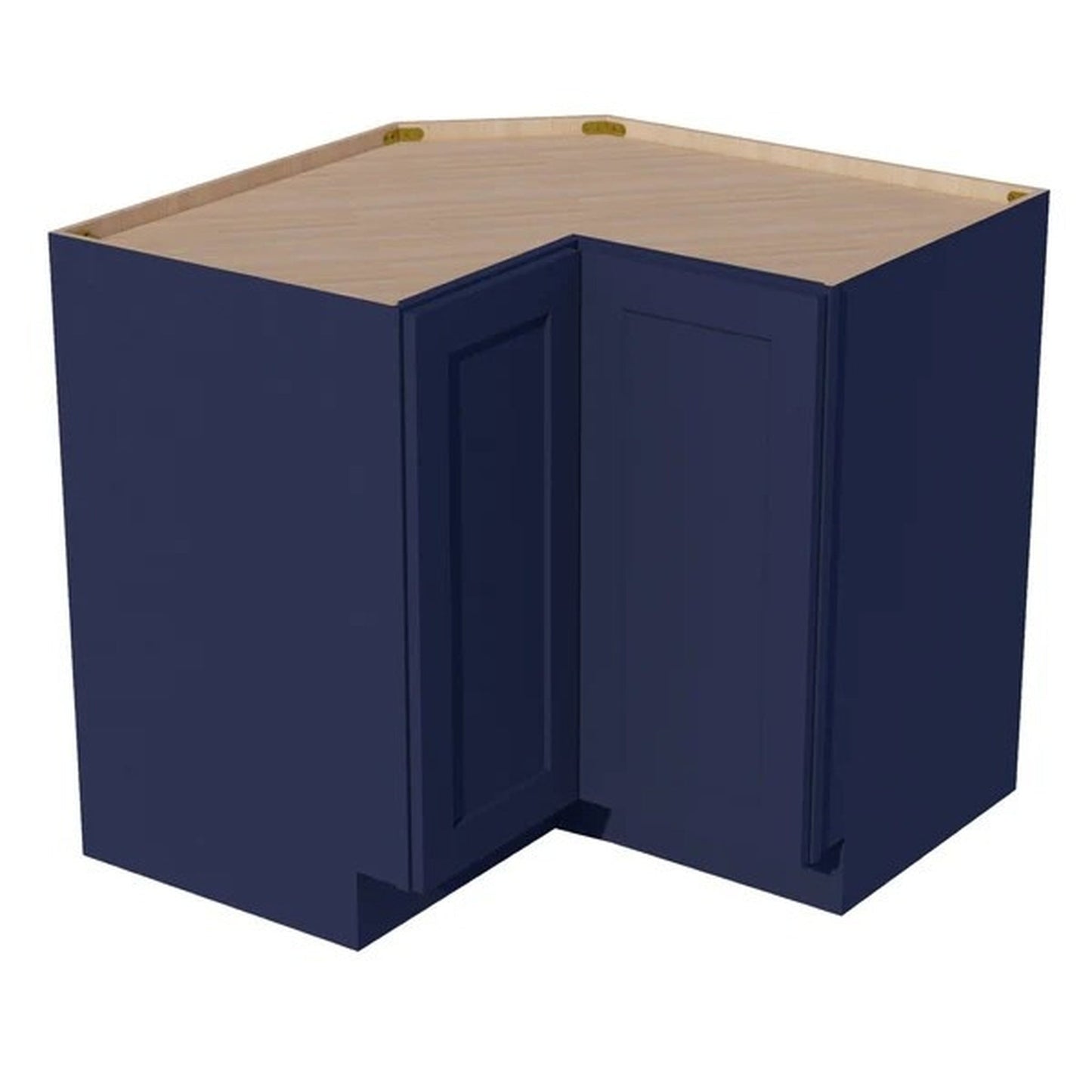 Shaker Corner Base Cabinet 33" (LSB33) · Ardelle - Blue - Hero