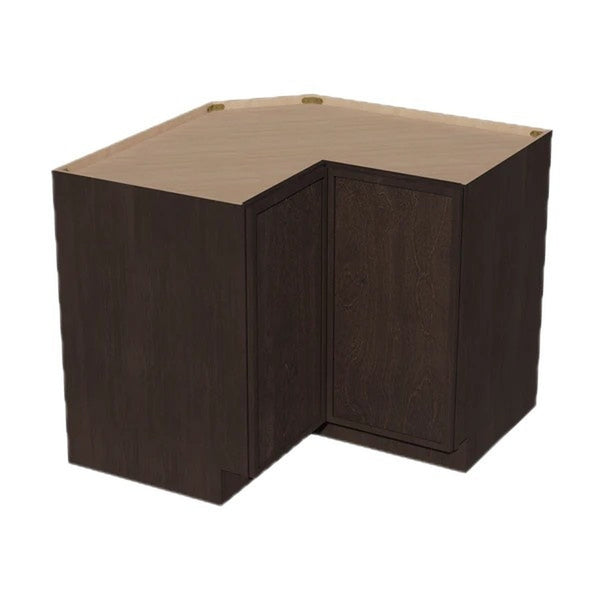 Slim Shaker Corner Base Cabinet 36" (LSB36) · Slim - Mocha - Hero