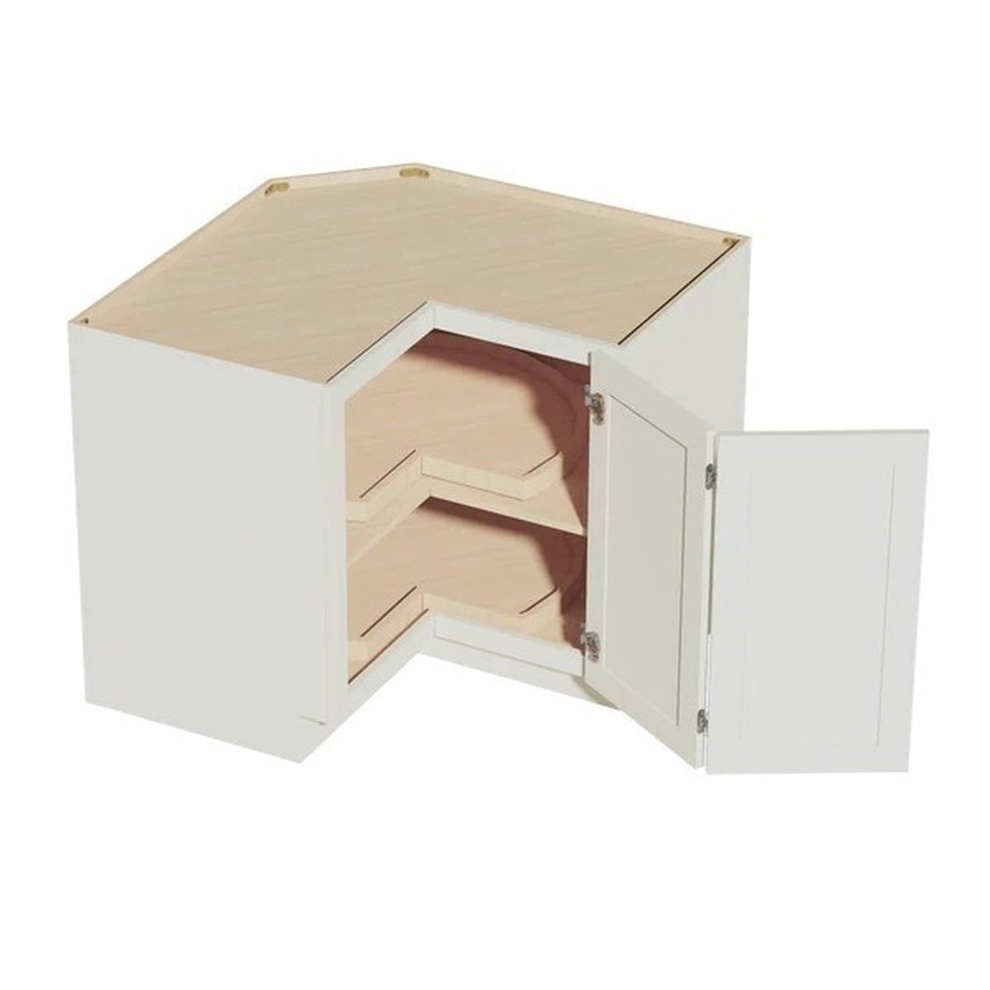 Shaker Corner Base Cabinet 36" (LSB36) · Tallis - Swan White - Interior