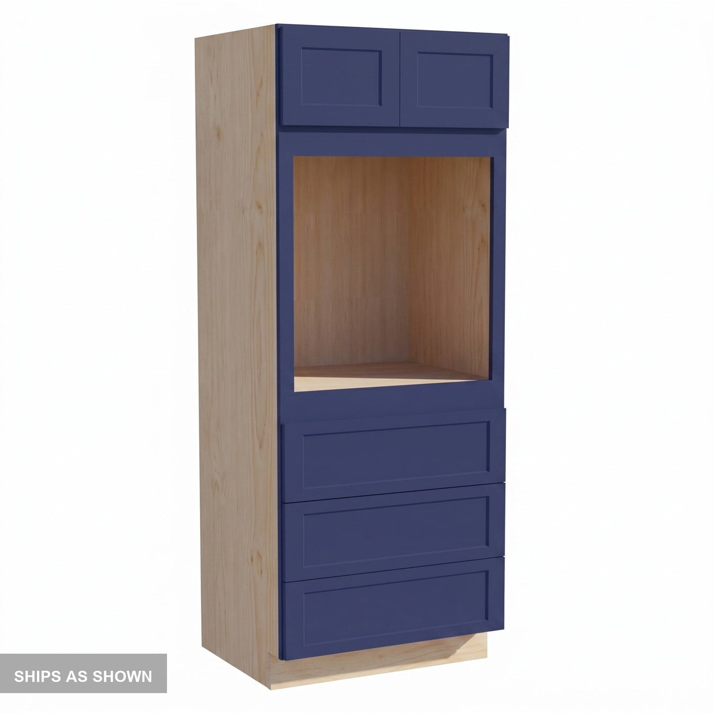 Shaker Oven Cabinet 31" (OC3184) · Ardelle - Blue - Flat Pack
