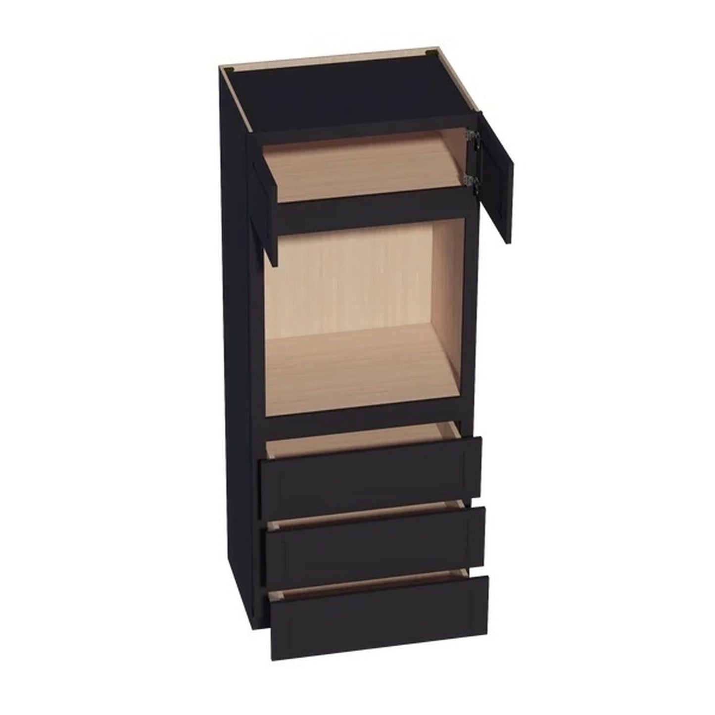 Quik Cabinets OC3184 Ardelle Ebony - Interior