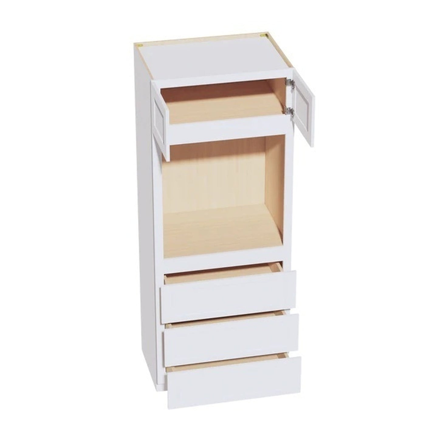 Shaker Oven Cabinet 31" (OC3184) · Ardelle - White - Interior