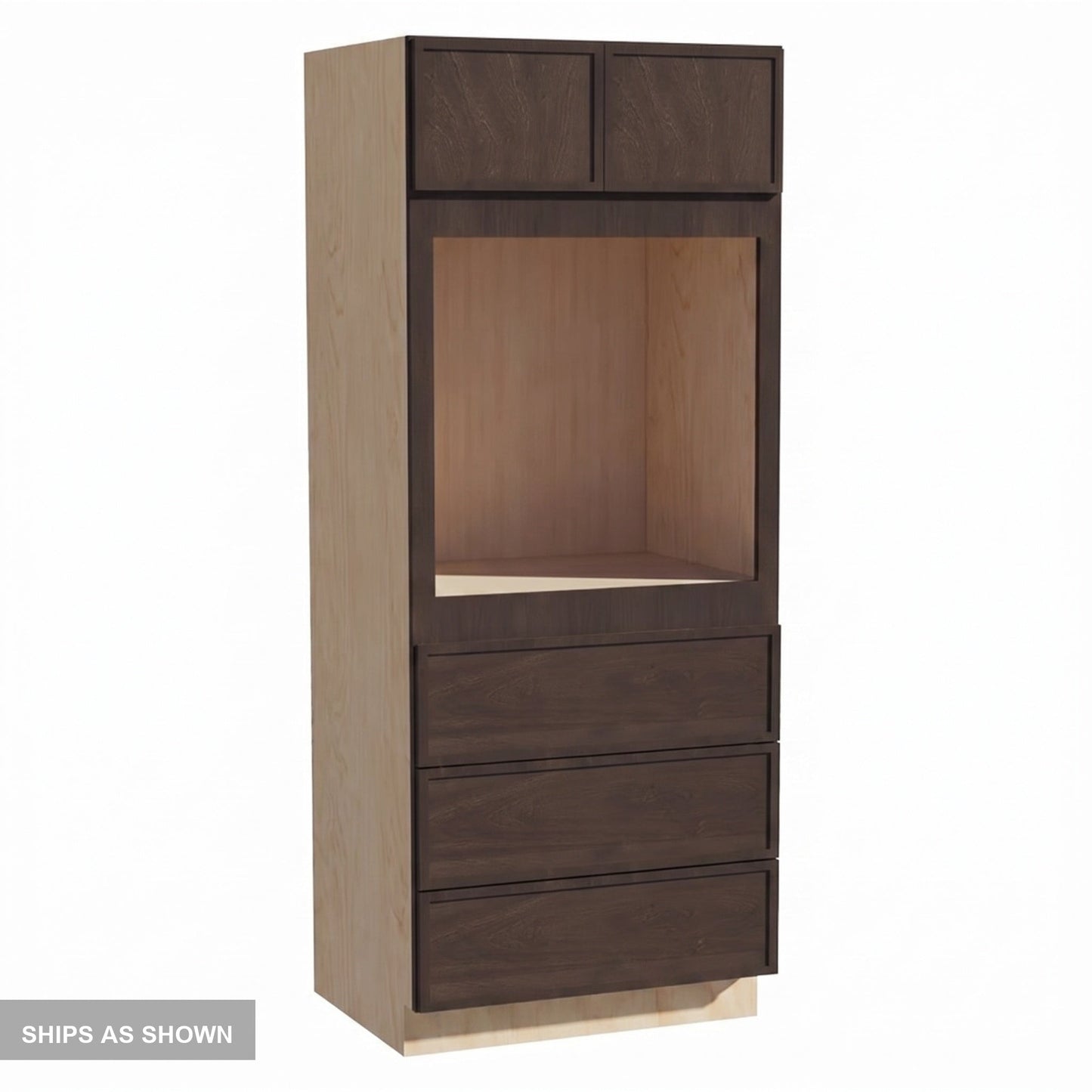 Quik Cabinets OC3184 Slim Mocha - Flatpack