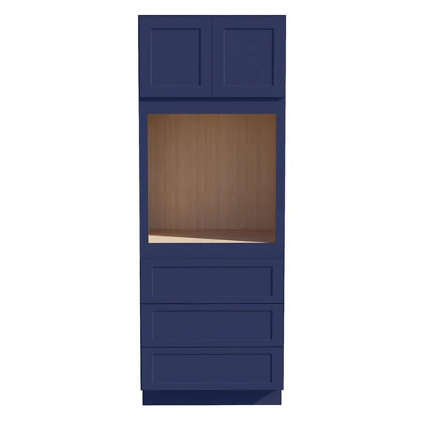 Shaker Oven Cabinet 31" (OC3190) · Ardelle - Blue - Hero