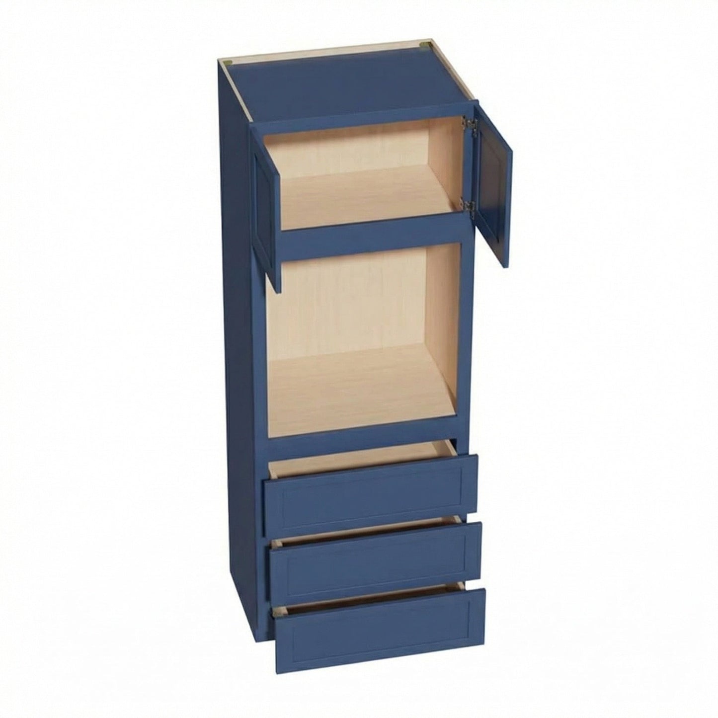 Quik Cabinets OC3190 Ardelle Blue - Interior
