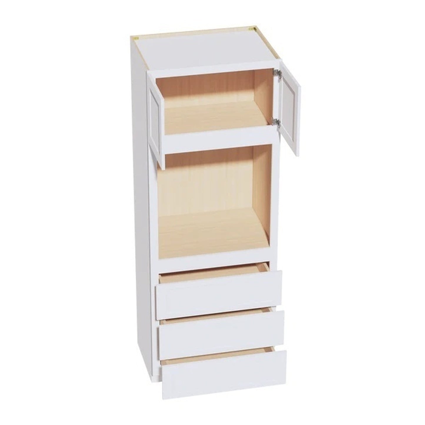 Shaker Oven Cabinet 31" (OC3190) · Ardelle - White - Interior