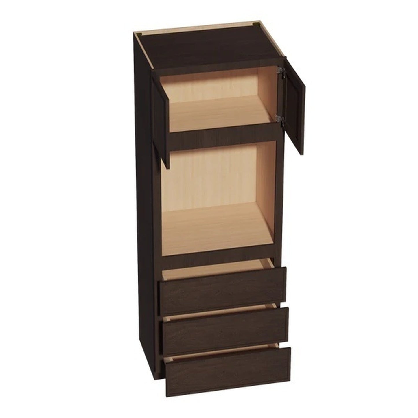 Quik Cabinets OC3190 Slim Mocha - Interior
