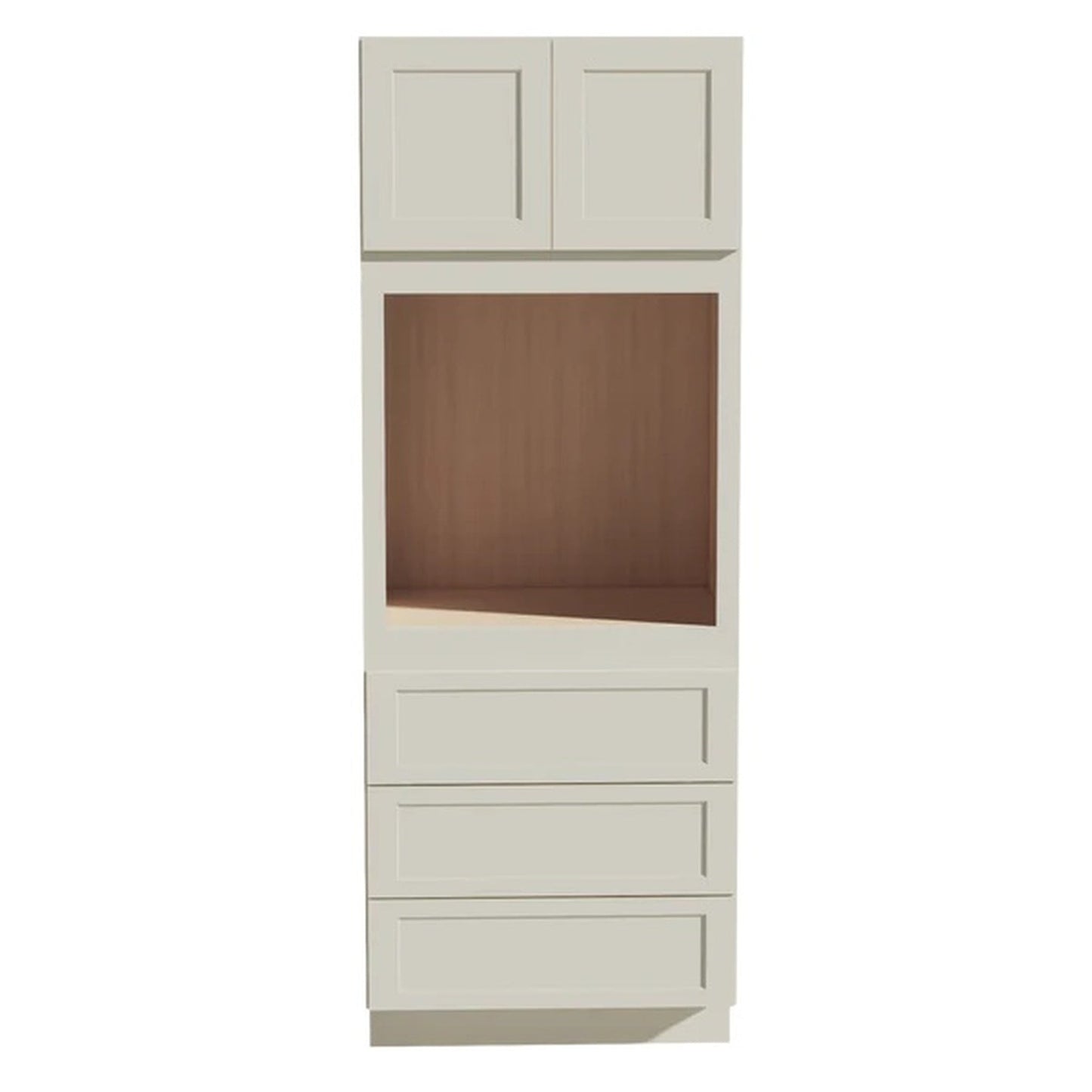 Shaker Oven Cabinet 31" (OC3190) · Tallis - Swan White - Hero