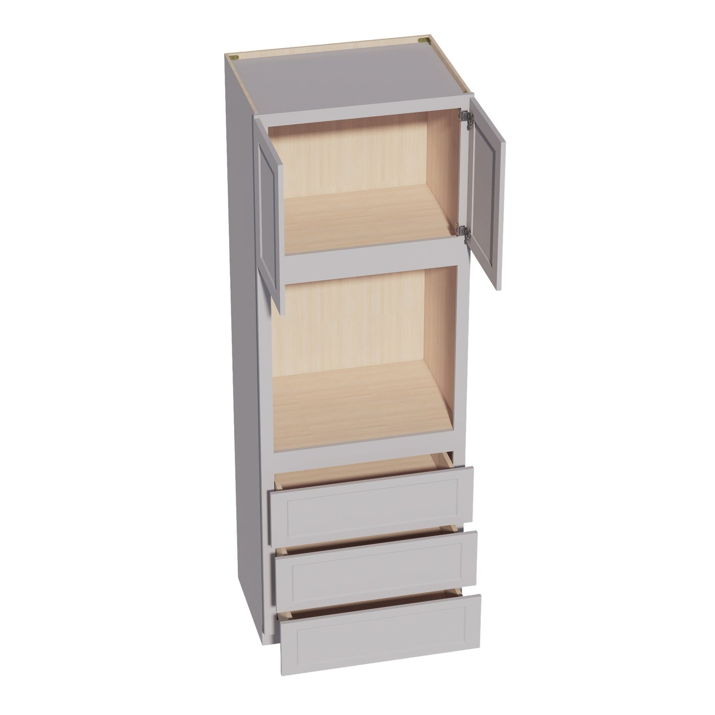 Shaker Oven Cabinet 31" (OC3196) · Ardelle - Ash - Interior