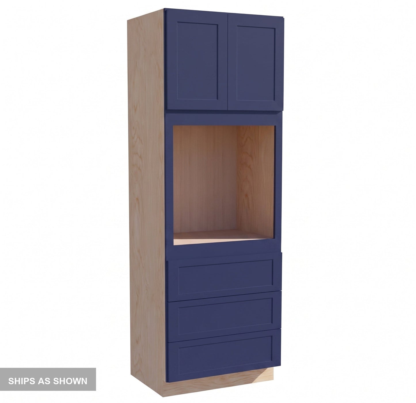 Shaker Oven Cabinet 31" (OC3196) · Ardelle - Blue - Flat Pack