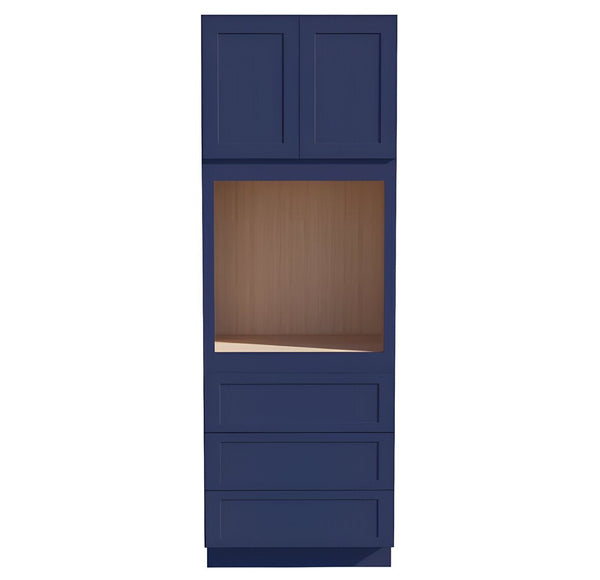 Shaker Oven Cabinet 31" (OC3196) · Ardelle - Blue - Hero