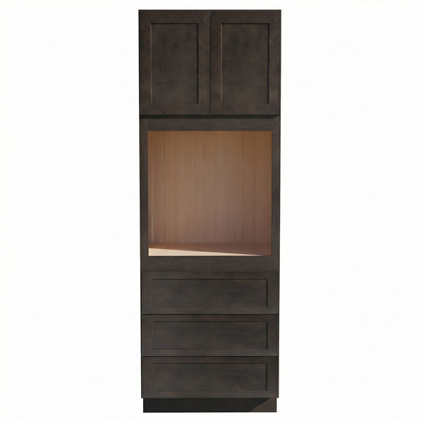 Shaker Oven Cabinet 31" (OC3196) · Ardelle - Charcoal - Hero