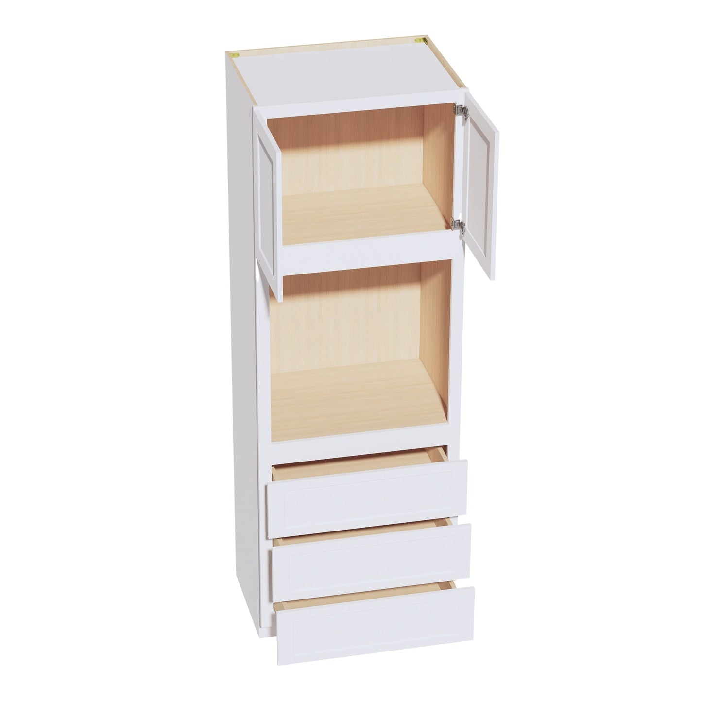 Shaker Oven Cabinet 31" (OC3196) · Ardelle - White - Interior