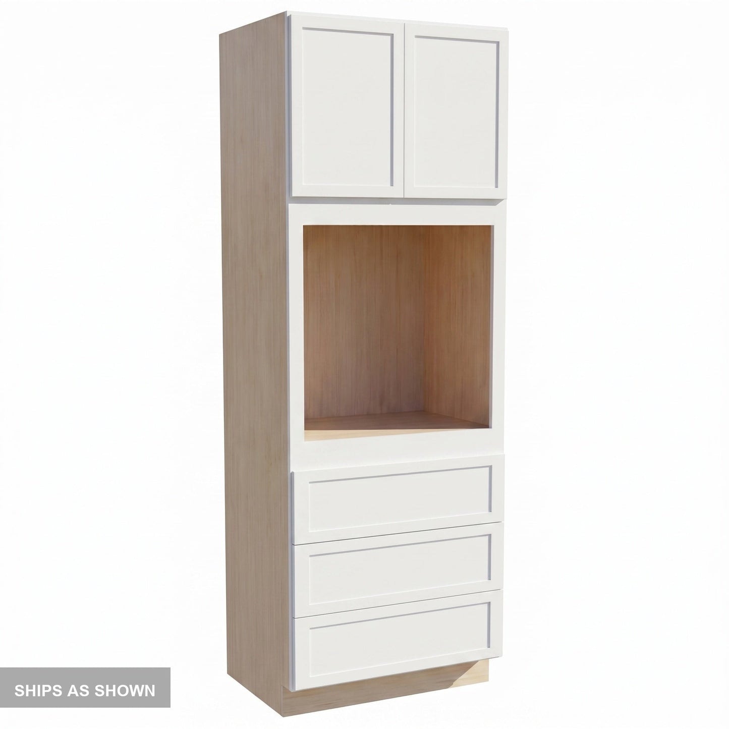 Slim Shaker Oven Cabinet 31" (OC3196) · Slim - Frost - Flat Pack