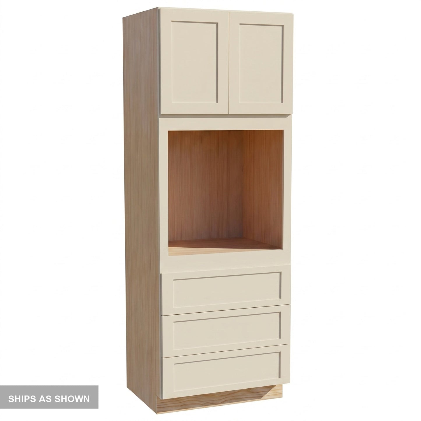 Shaker Oven Cabinet 31" (OC3196) · Tallis - Swan White - Flat Pack