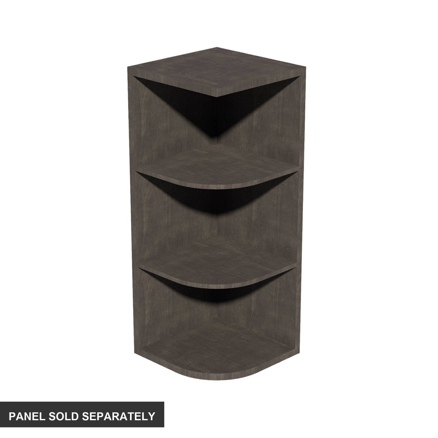 Shaker End Shelf Cabinet 12" (OE1230) · Ardelle - Charcoal - Product