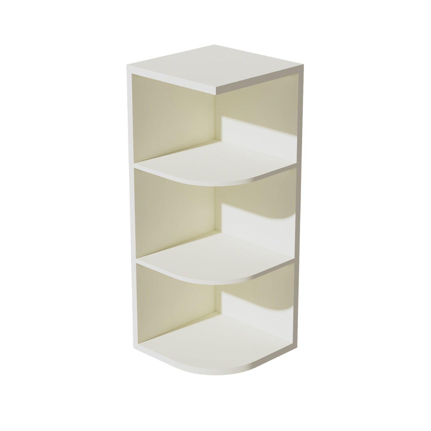 Shaker End Shelf Cabinet 12" (OE1230) · Tallis - Swan White - Hero