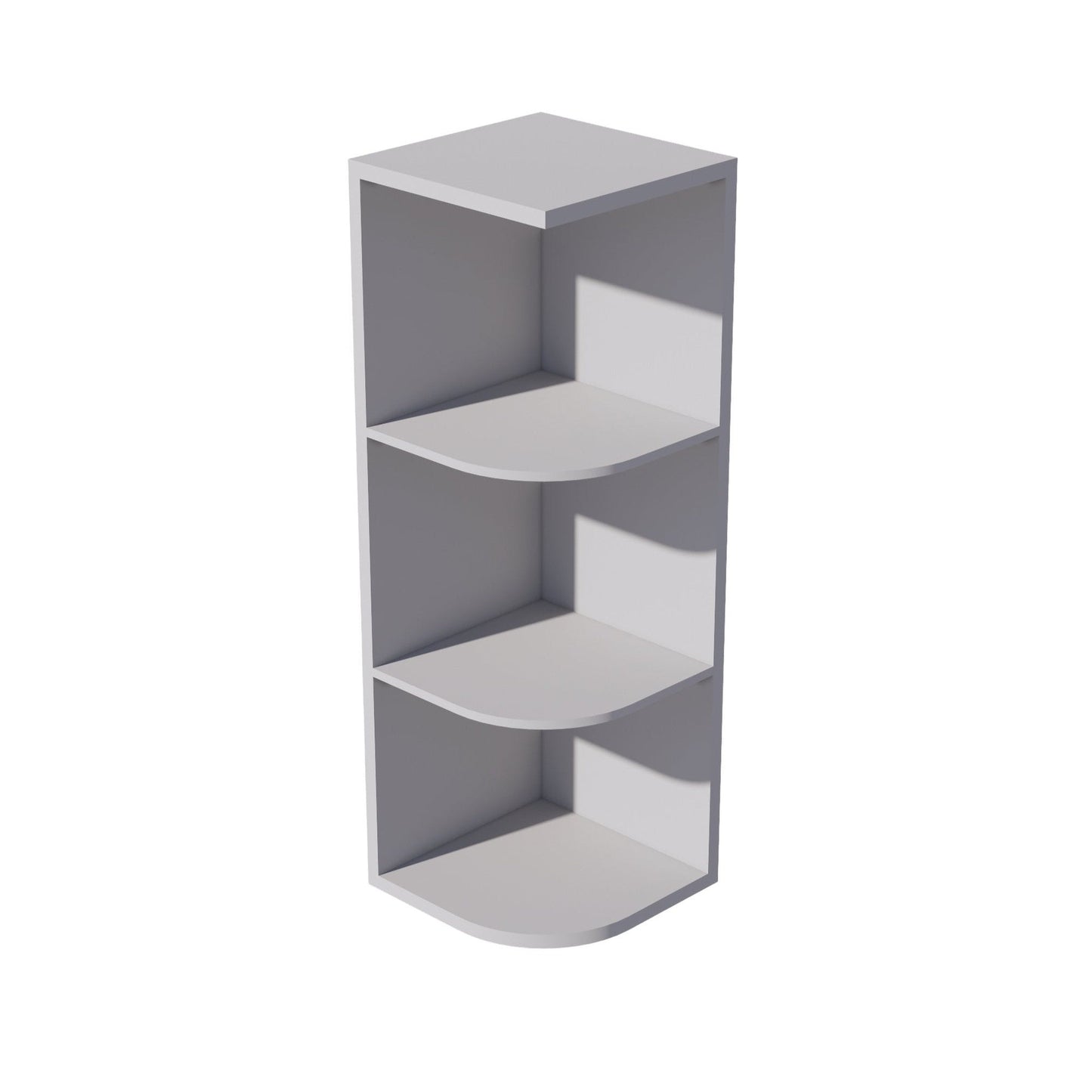 Shaker End Shelf Cabinet 12" (OE1236) · Ardelle - Ash - Hero