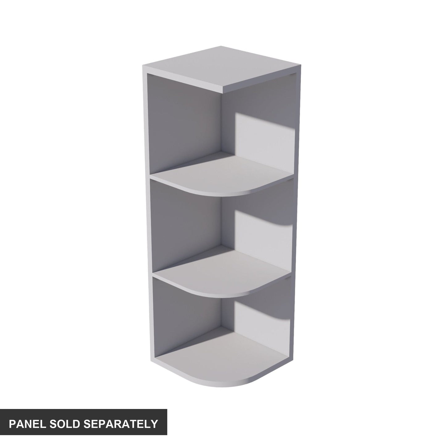 Shaker End Shelf Cabinet 12" (OE1236) · Ardelle - Ash - Product