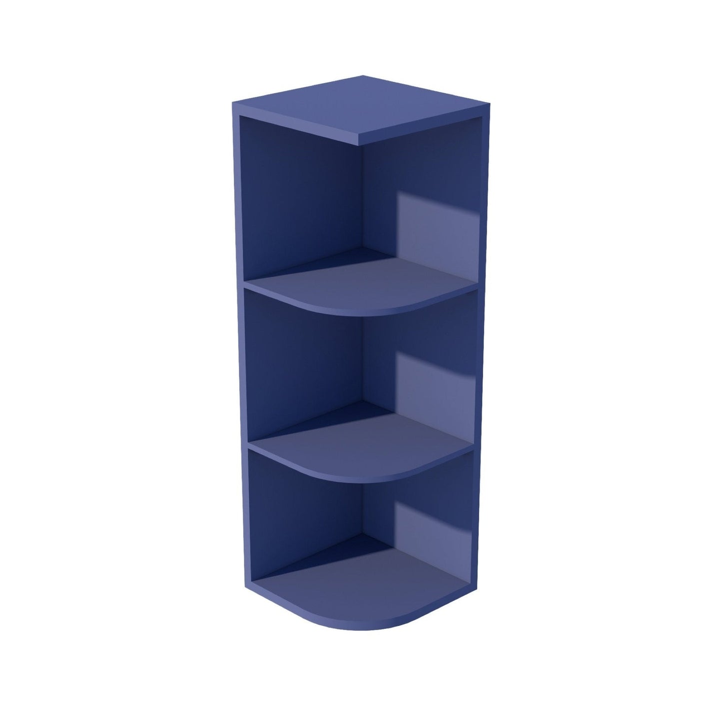 Shaker End Shelf Cabinet 12" (OE1236) · Ardelle - Blue - Hero