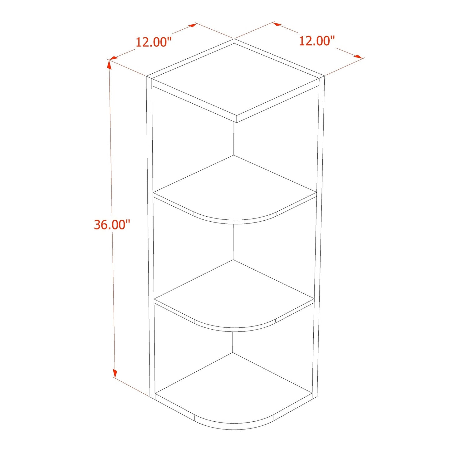 Quik Cabinets OE1236 Ardelle Timber - Dimensions