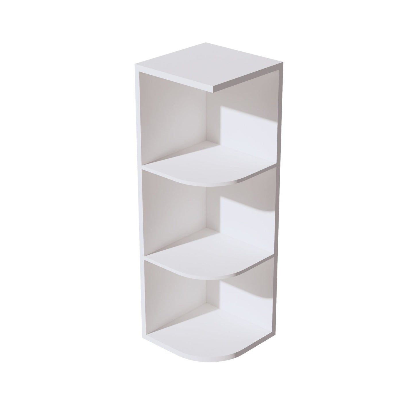 Slim Shaker End Shelf Cabinet 12" (OE1236) · Slim - Frost - Hero