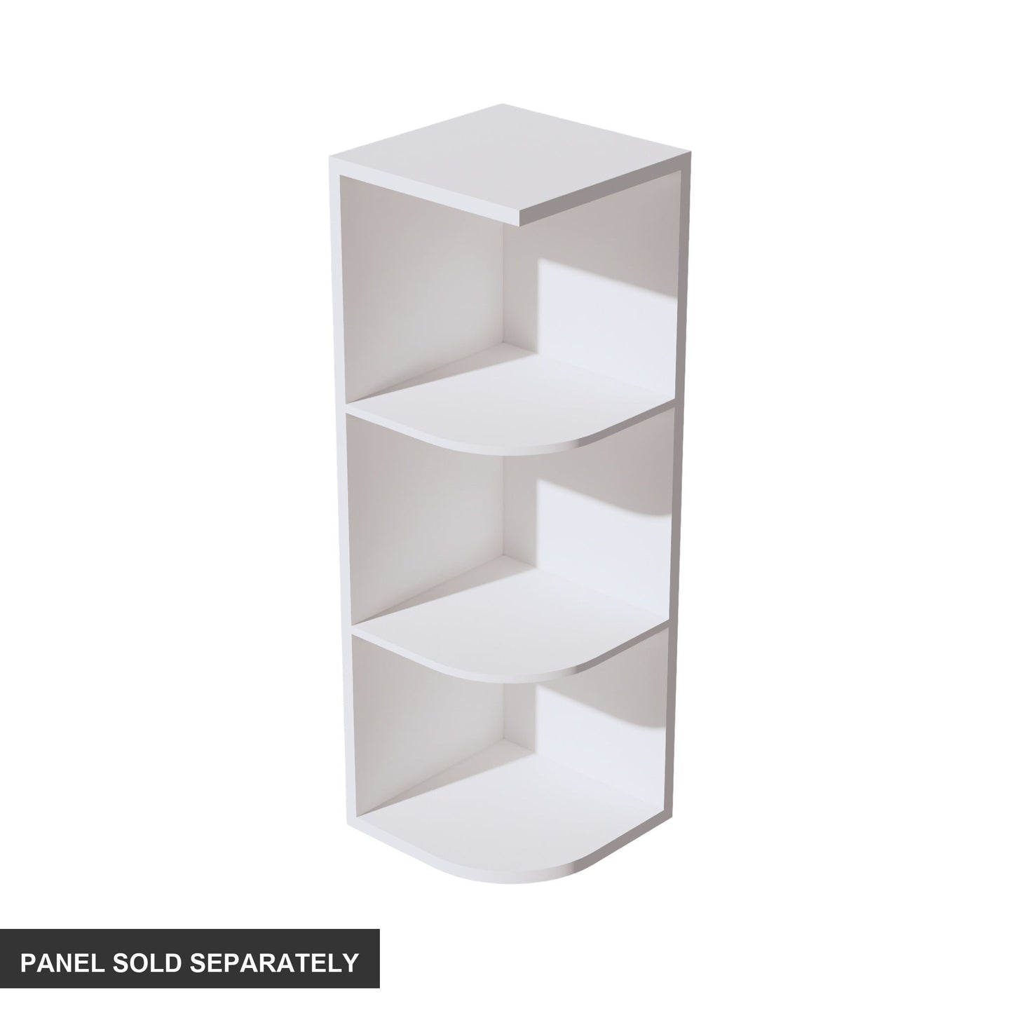 Slim Shaker End Shelf Cabinet 12" (OE1236) · Slim - Frost - Product
