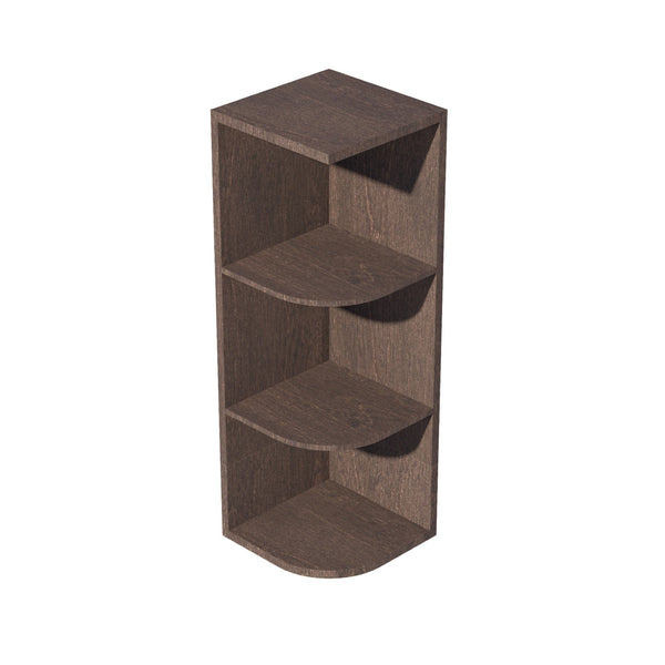 Slim Shaker End Shelf Cabinet 12" (OE1236) · Slim - Mocha - Hero