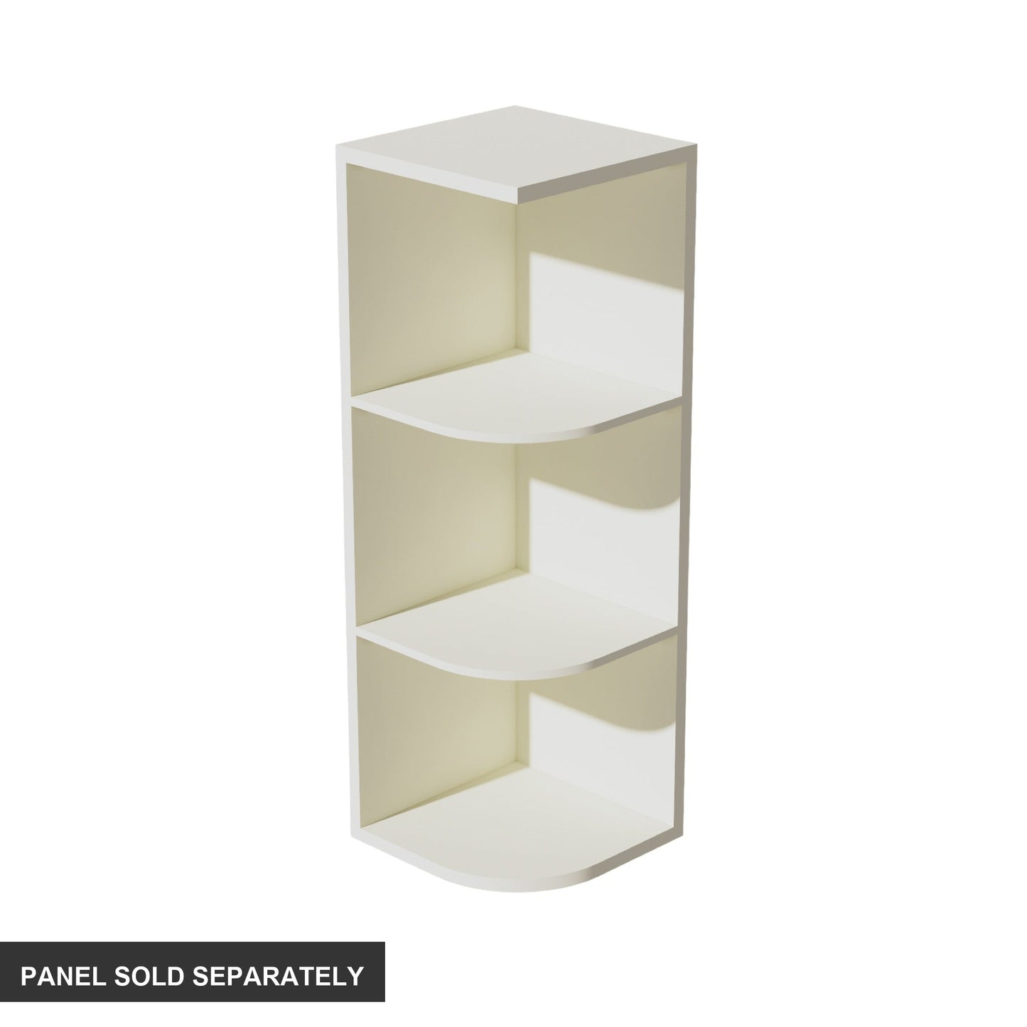 Shaker End Shelf Cabinet 12" (OE1236) · Tallis - Swan White - Product