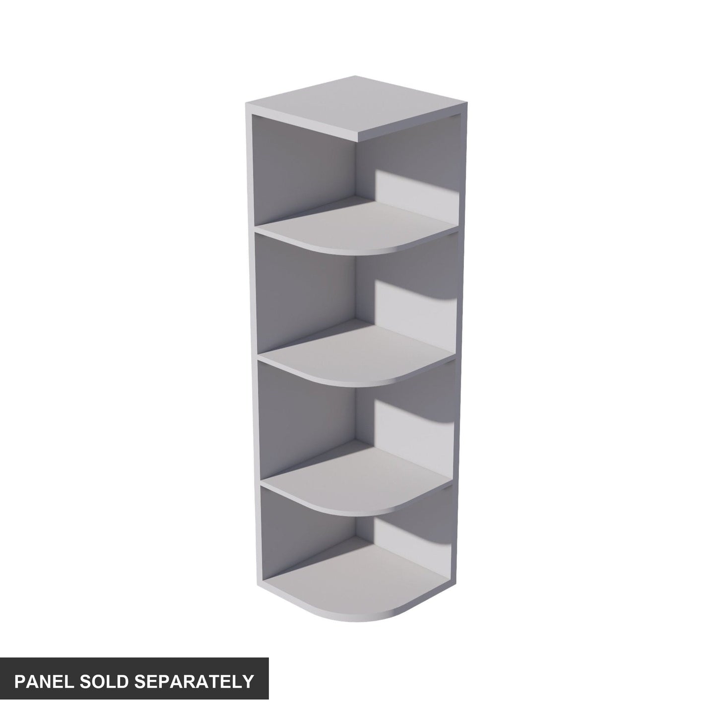 Shaker End Shelf Cabinet 12" (OE1242) · Ardelle - Ash - Product