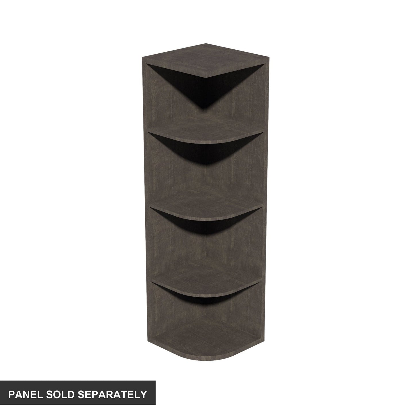 Shaker End Shelf Cabinet 12" (OE1242) · Ardelle - Charcoal - Product