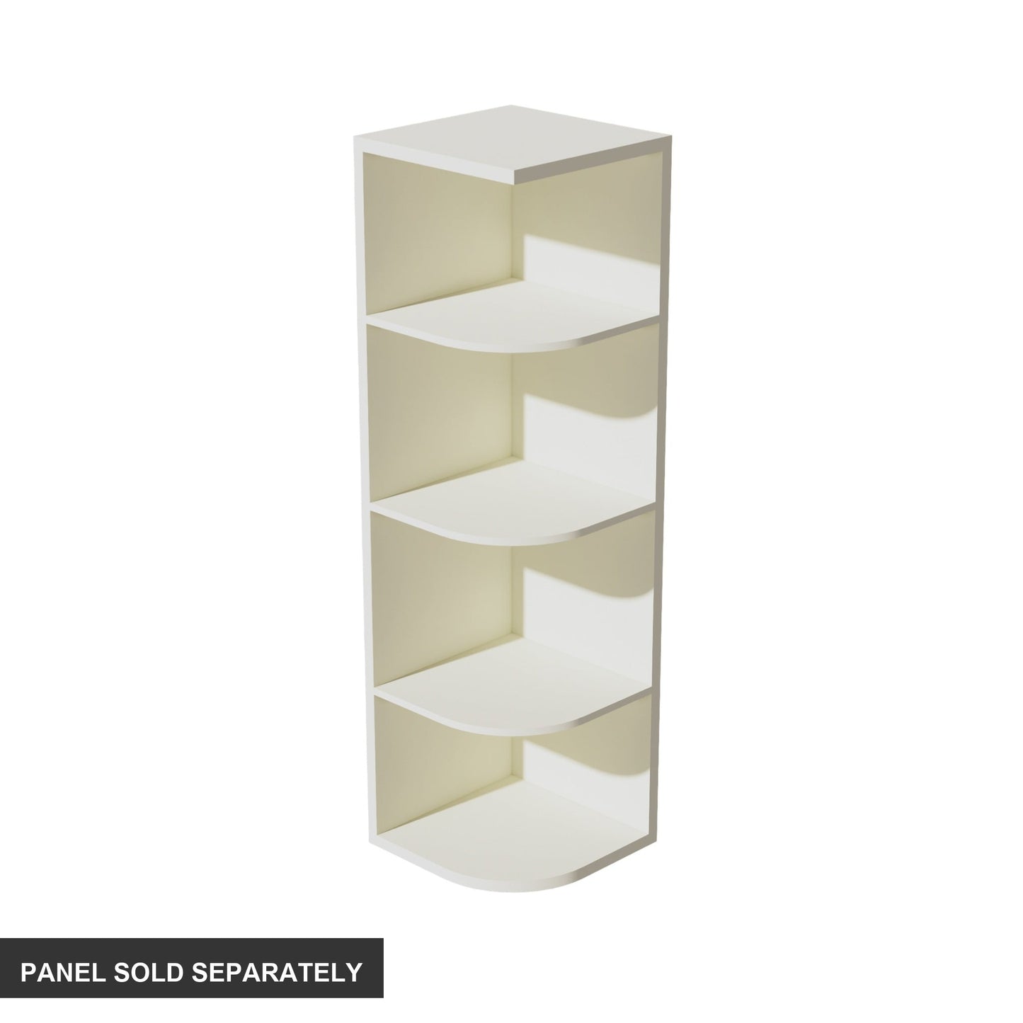 Shaker End Shelf Cabinet 12" (OE1242) · Tallis - Swan White - Product