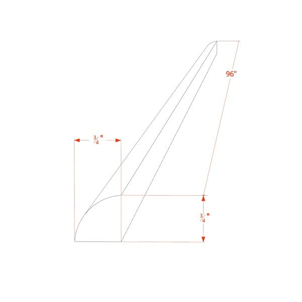 Shoe Molding (QRM) · Ardelle - Dimensions