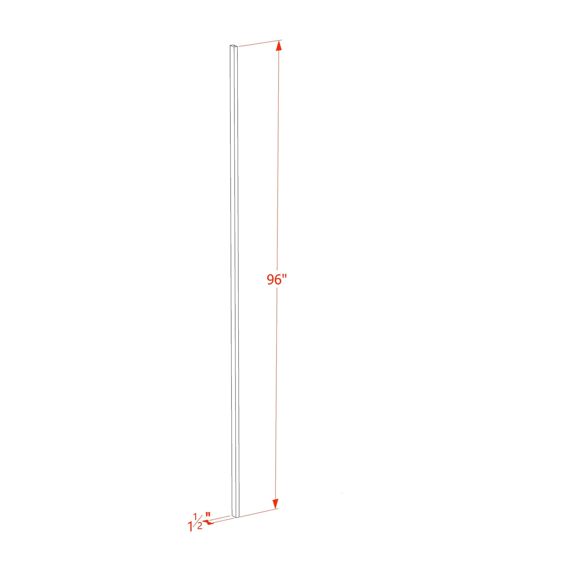 Refrigerator End Filler (REF196) · Slim