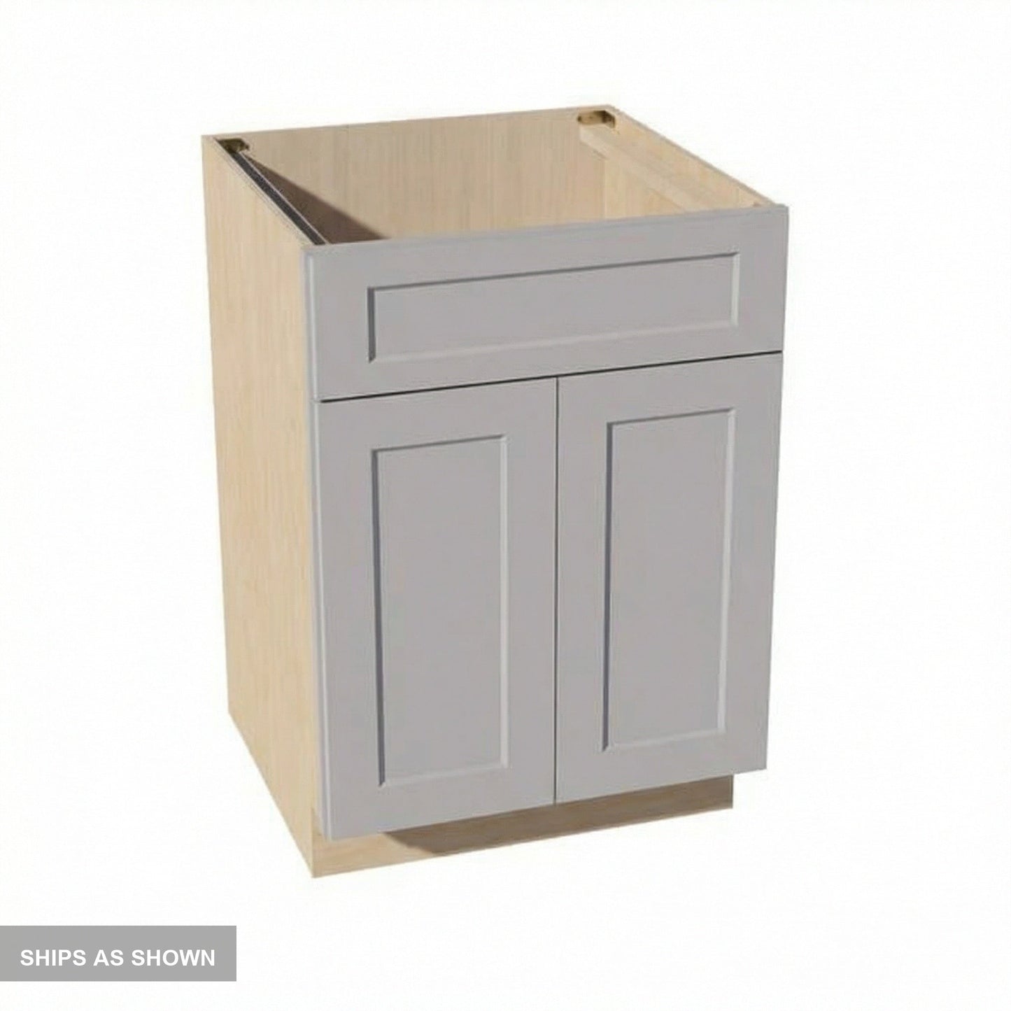 Shaker Sink Base Cabinet 24" (SB24) · Ardelle - Ash - Flat Pack