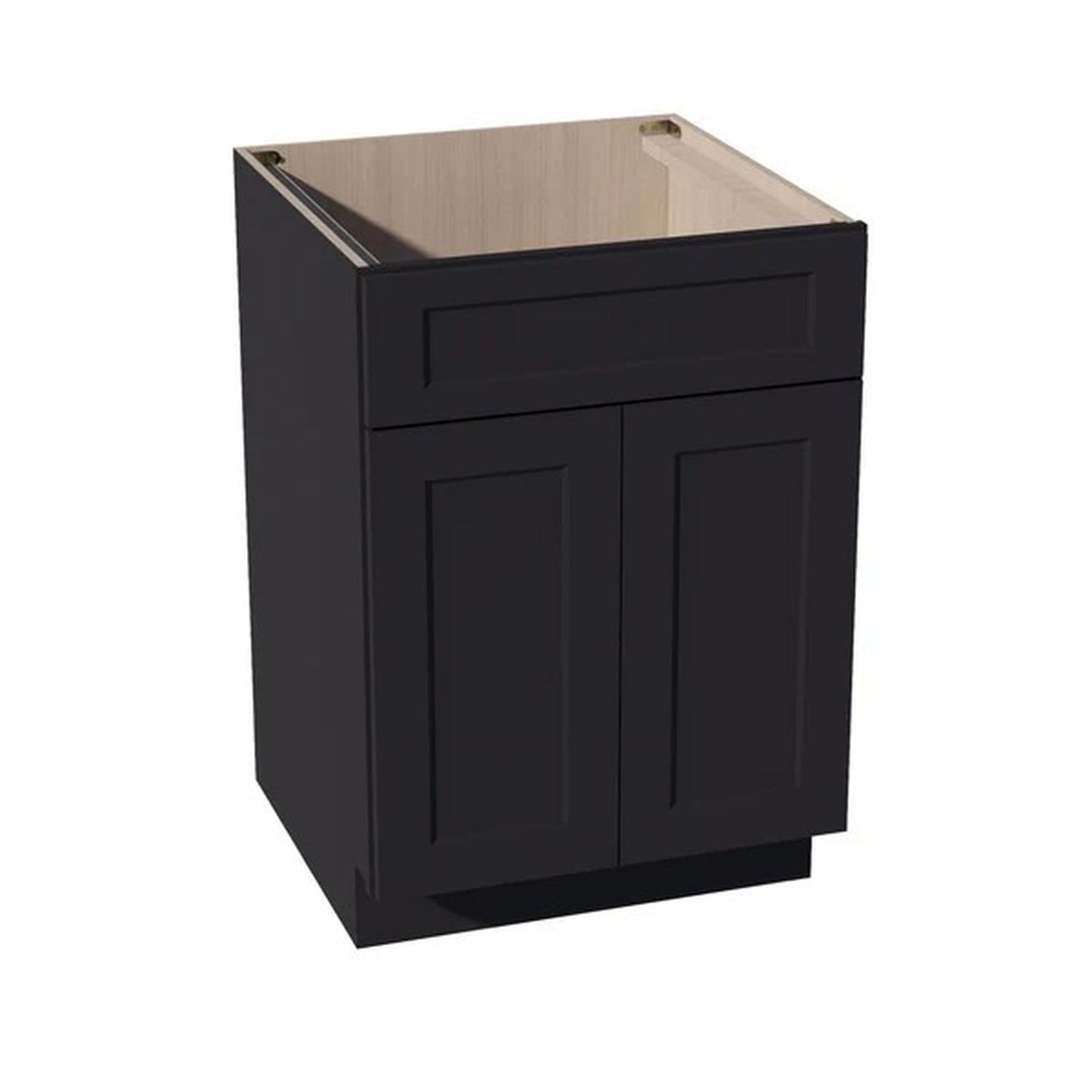 Shaker Sink Base Cabinet 24" (SB24) · Ardelle - Ebony - Hero