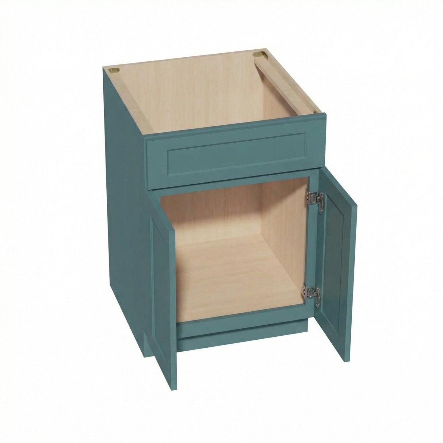 Shaker Sink Base Cabinet 24" (SB24) · Tallis - Fairy Green - Interior