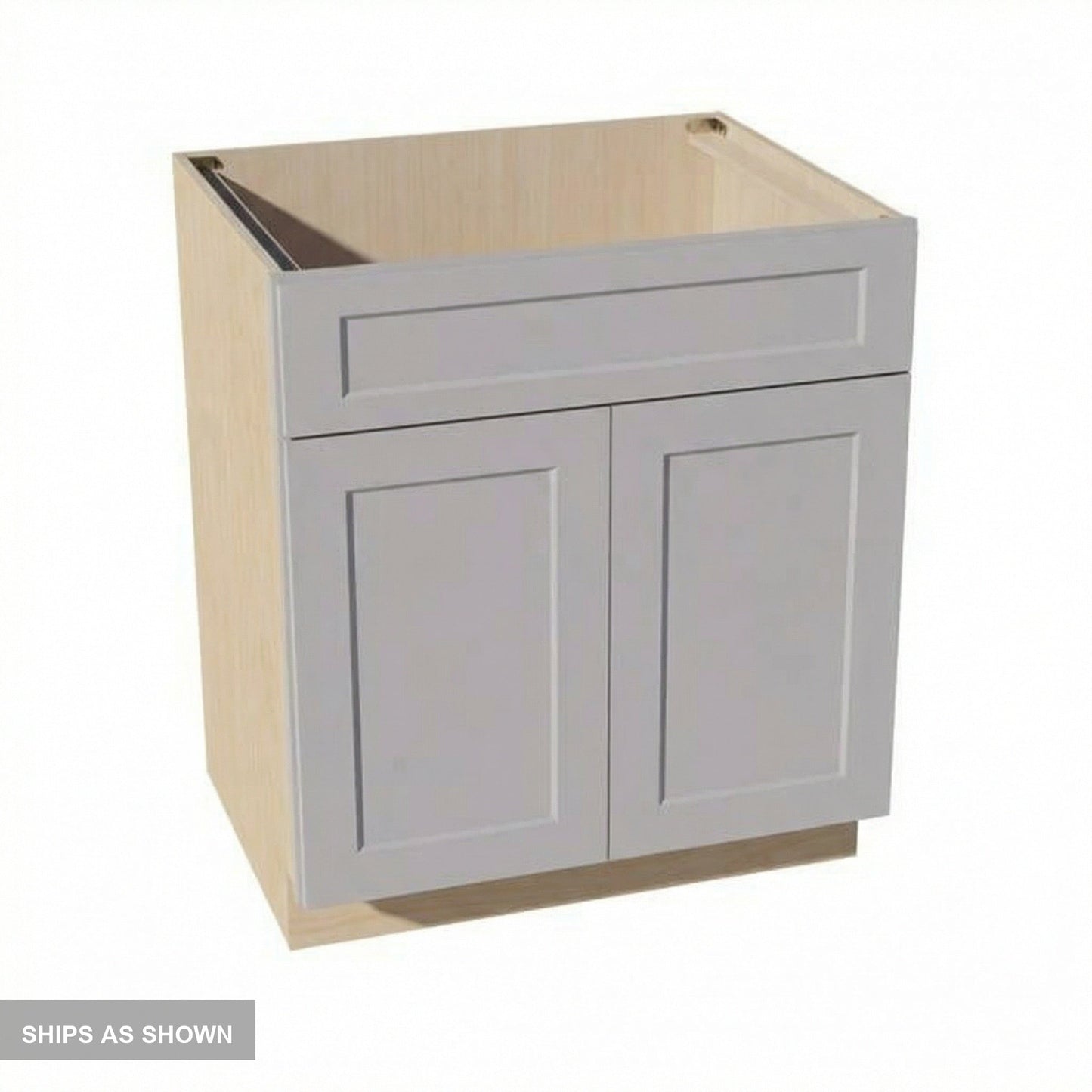 Shaker Sink Base Cabinet 30" (SB30) · Ardelle - Ash - Flat Pack