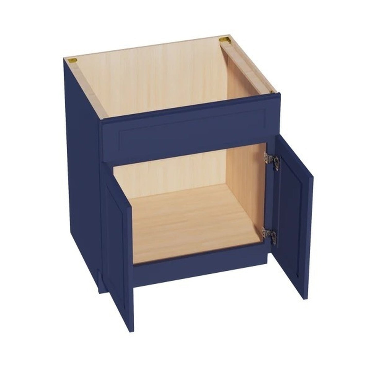 Shaker Sink Base Cabinet 30" (SB30) · Ardelle - Blue - Interior