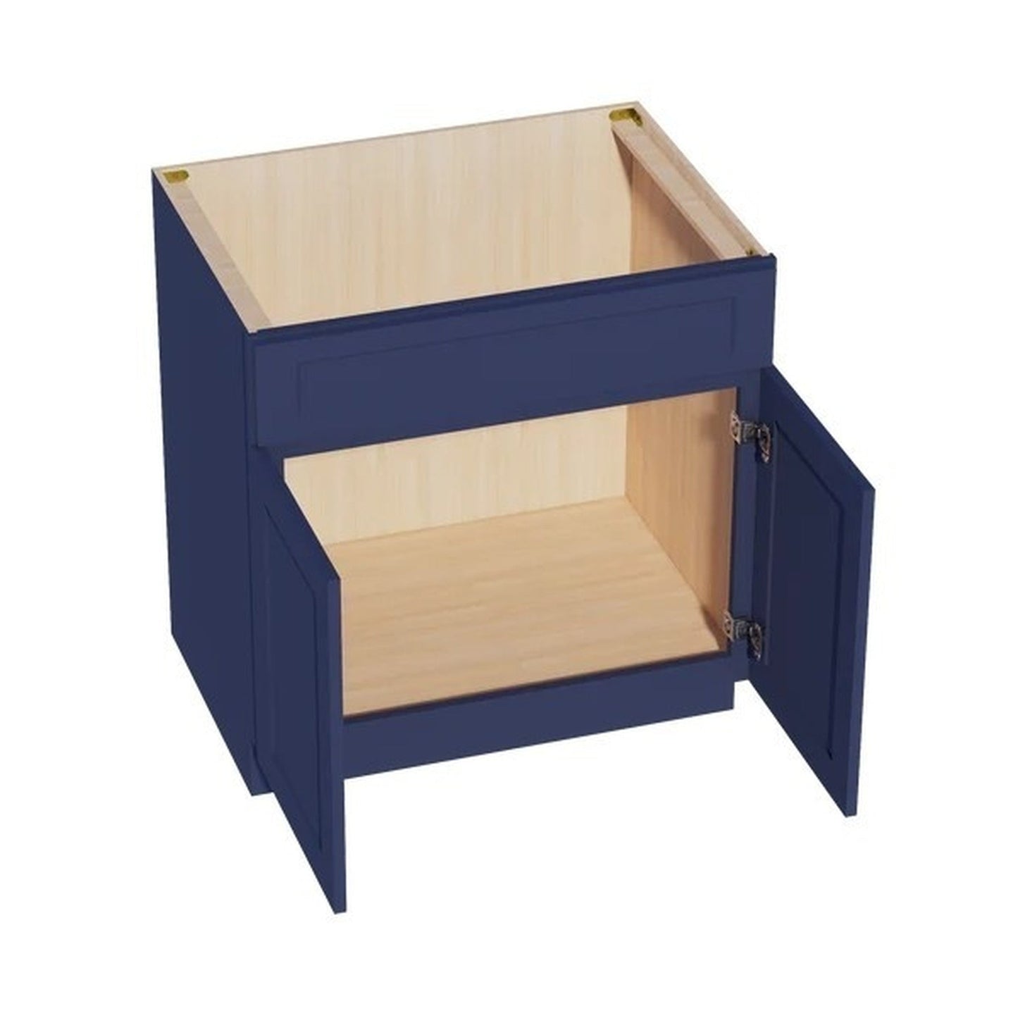 Shaker Sink Base Cabinet 33" (SB33) · Ardelle - Blue - Interior