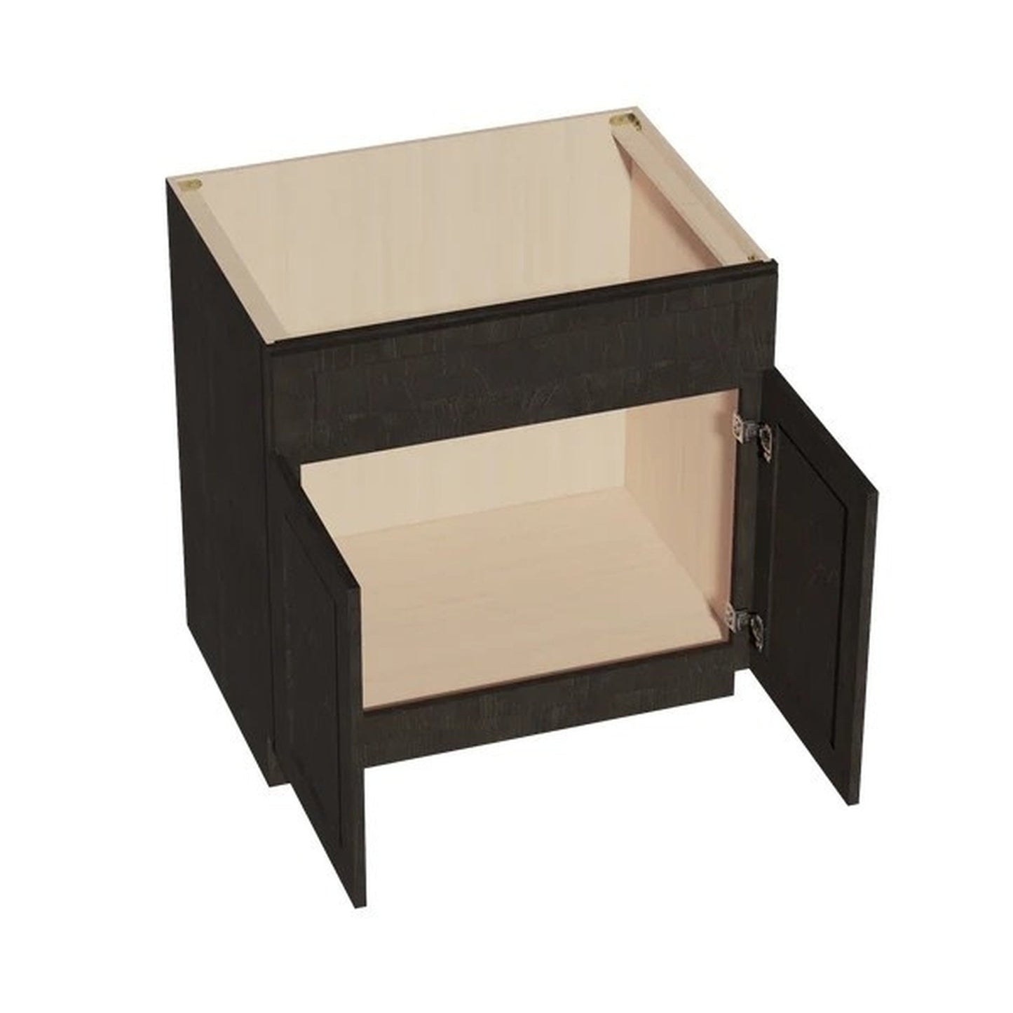 Shaker Sink Base Cabinet 33" (SB33) · Ardelle - Charcoal - Interior
