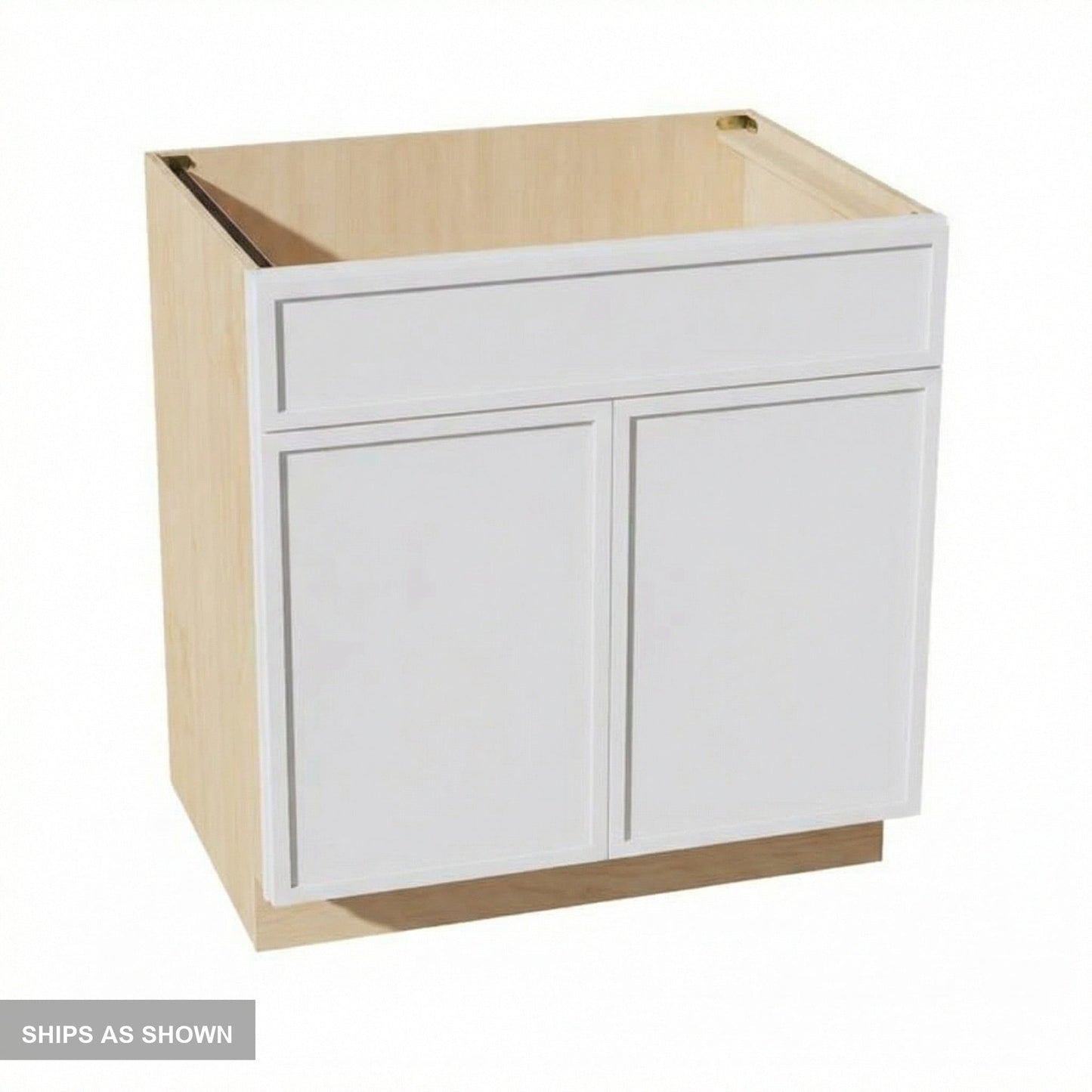 Quik Cabinets SB33 Slim Frost - Flatpack