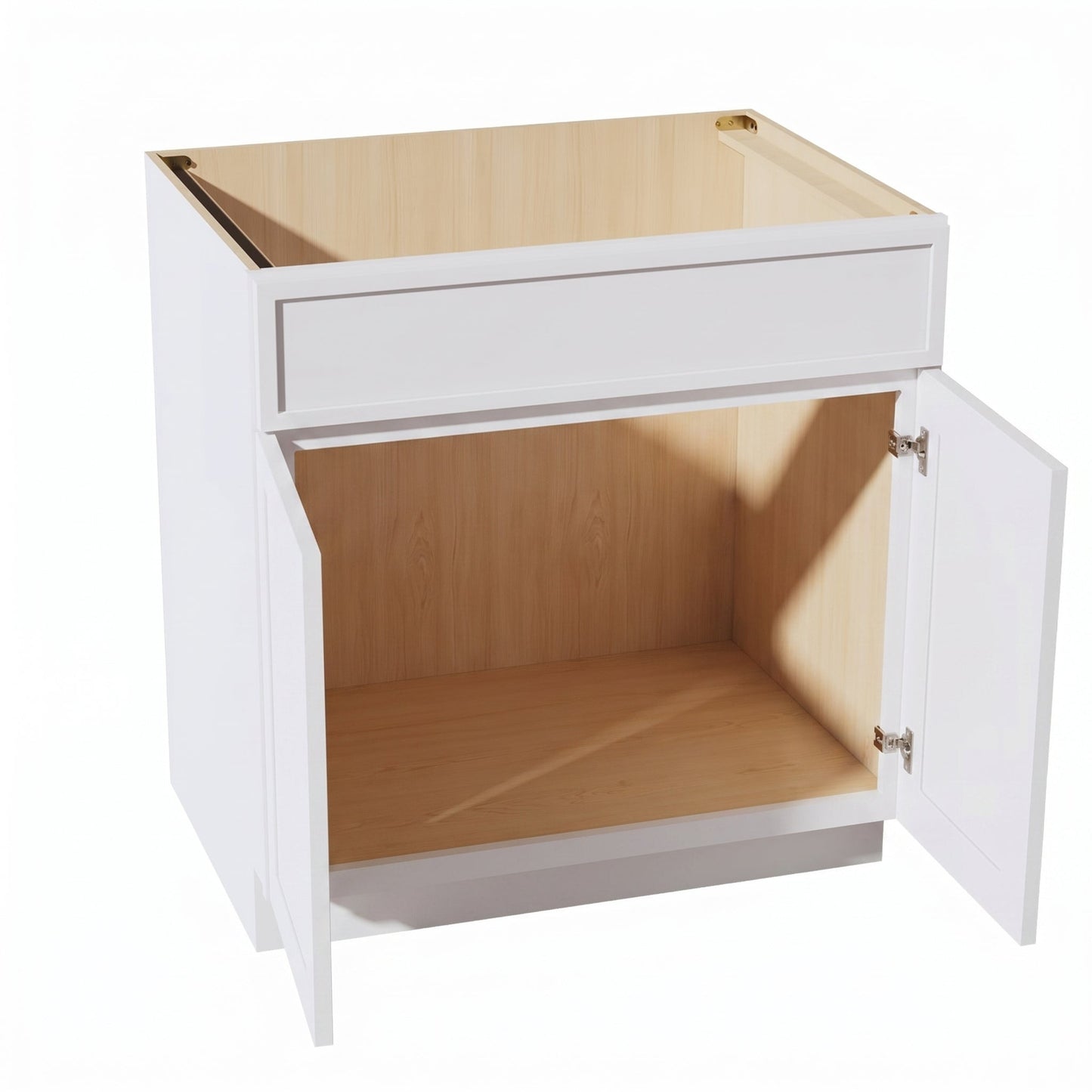 Slim Shaker Sink Base Cabinet 33" (SB33) · Slim - Frost - Interior